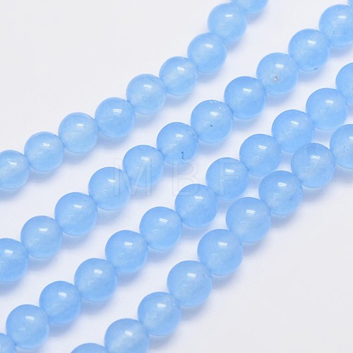 Natural & Dyed Malaysia Jade Bead Strands X-G-A146-6mm-A20-1