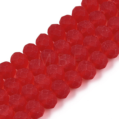 Transparent Glass Beads Strands EGLA-A044-T8mm-MD01-1