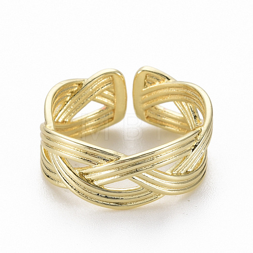 Brass Cuff Rings RJEW-Q164-015-NF-1