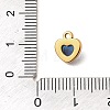 304 Stainless Steel Pendants STAS-Z199-02G-08-3