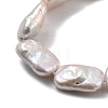 Natural Baroque Keshi Pearl Beads Strands PEAR-P064-01B-08A-4