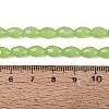 Imitation Jade Glass Beads Strands GLAA-N071-01A-B03-4