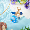 Star Resin & Shell Keychains KEYC-TAC00087-01S-4
