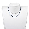 Electroplate Glass Beaded Necklaces NJEW-JN02793-01-4