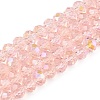 Electroplate Glass Beads Strands LS-EGLA-A044-T6mm-L22-1