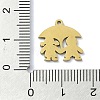 304 Stainless Steel Charms STAS-C097-32G-3