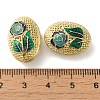 Rack Plating Brass Enamel Beads KK-P276-26C-03G-3