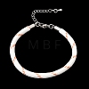Braided Round Polyester Cord Bracelet Makings FB-CBAEDA0-01P-26-1