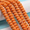 Synthetic Imperial Jasper Dyed Beads Strands G-D077-E01-01F-2