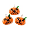 Halloween Handmade Lampwork Pendants LA-CBADA4A-01-1