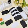 10 Pairs 2 Colors Polyester Self-Adhesive Shoe Hole Repair Patch FIND-CY0002-07-4