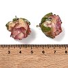 Brass Epoxy Resin Pendants FIND-D043-01G-09-3