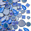 500G 4 Styles Round Porcelain Cabochons DIY-SP0007-69-1