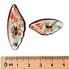 4Pcs 4 Styles Transparent Epoxy Resin Pendants RESI-B032-02D-3