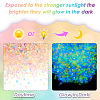  1998Pcs 9 Colors Luminous Transparent Glass Seed Round Beads GLAA-TA0001-62-3