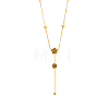 304 Stainless Steel Lariat Necklaces STAS-OY018-28G-1