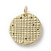 Brass Micro Pave Cubic Zirconia Pendants ZIRC-G157-03J-01G-2