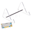 1-Tier Transparent Acrylic Keyboard Stands ODIS-WH0002-31P-1