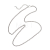304 Stainless Steel Rolo Chain Necklaces NJEW-JN05772-4