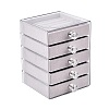 5-Tier PET Plastic Jewelry Storage Drawer Boxes CON-N016-03A-1