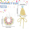 Cotton Cat Collar & Pet Hat Sets AJEW-WH20006-344B-2