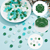 160Pcs 4 Colors Spray Painted Glass Beads GLAA-SC0003-41-5