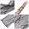 CRASPIRE 2Pairs 2 Colors Elegant Lightning Bolt Pattern Polyester Lace Arm Sleeves AJEW-CP0001-42-4