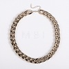 Cuban Link CCB Plastic Chain Necklace for Men NJEW-JN00849-2