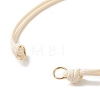 Braided Waxed Polyester Cord AJEW-JB01153-03-2