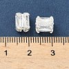 Brass Pave Cubic Zirconia Beads KK-H532-21B-S-2