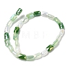 Electroplate Glass Beads Strands EGLA-P065-02A-07-2