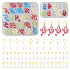 2Pcs 2 Style Letter & Number Silicone Pendant Molds DIY-TA0005-69-9