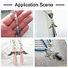 1 Box 200Pcs 10 Styles Wing/Butterfly Tibetan Style Alloy Beads TIBEB-TA0001-25-6