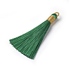 Polyester Tassel Pendants FIND-I009-D23-1