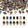 Kissitty 104pcs 13 style Electroplate Glass Beads Strands EGLA-KS0001-01-3