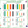 168Pcs PE Heat Shrinkable Tube FIND-CY0001-89-2