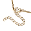 3Pcs 3 Sizes 304 Stainless Steel Rolo Chain Macrame Pouch Necklace Making NJEW-JN05071-02-6