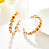 201 Stainless Steel Stud Earrings WG9E0EA-01-1