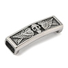 304 Stainless Steel Wing Skull Connector Charms STAS-Z147-11AS-02-2