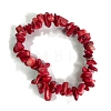 Synthetic Coral Stretch Bracelets PW-WG56138-23-1