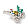 Christmas Deer with Money Bag Rack Plating Alloy Enamel Pendants FIND-I039-024B-P-2