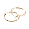 Ion Plating(IP) Brass Huggie Hoop Earrings for Women EJEW-A083-02G-2