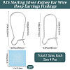 2 Styles 925 Sterling Silver Earring Hoops STER-BBC0009-79-2