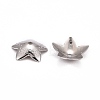 5-Petal Flower Smooth Surface 304 Stainless Steel Bead Caps STAS-R065-53-2