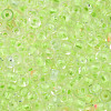 Glow in the Dark Luminous Transparent Glass Seed Beads SEED-YWC0001-01I-3