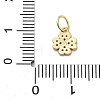 925 Sterling Silver Micro Pave Clear Cubic Zirconia Charms STER-S010-03B-G-3