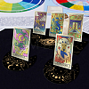 4Pcs 4 Style Wooden Tarot Card Stand Holder DJEW-WH0041-010-5