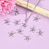SHEGRACE Brass Colorful Cubic Zirconia Charms XGRQ3P471-599P-5