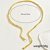 Iron Snake-Shaped Coil Choker Necklaces LS-NJ6393-1-3
