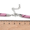 Ployester Core-Wrapped Round Cord Necklace Making LS-KK-CBACFA2-03P-24-3